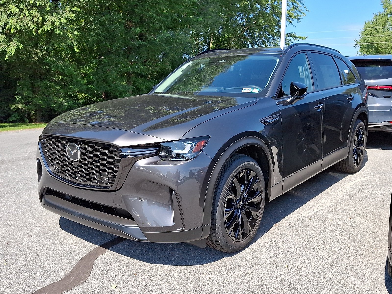 New 2026 Machine Gray Metallic Mazda Premium Sport image 3