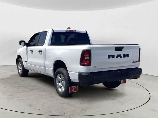 New 2026 Bright White Clearcoat Ram TRADESMAN QUAD CAB 4X4 6