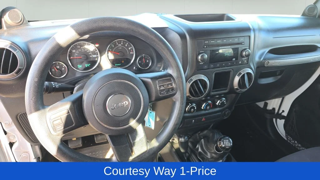 Used 2013 White Jeep Unlimited Sport image 12