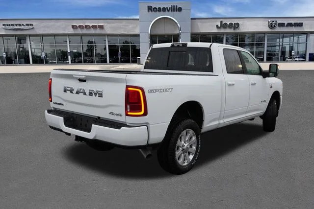 New 2026 Bright White Clear-Coat Exterior Paint RAM Laramie image 3