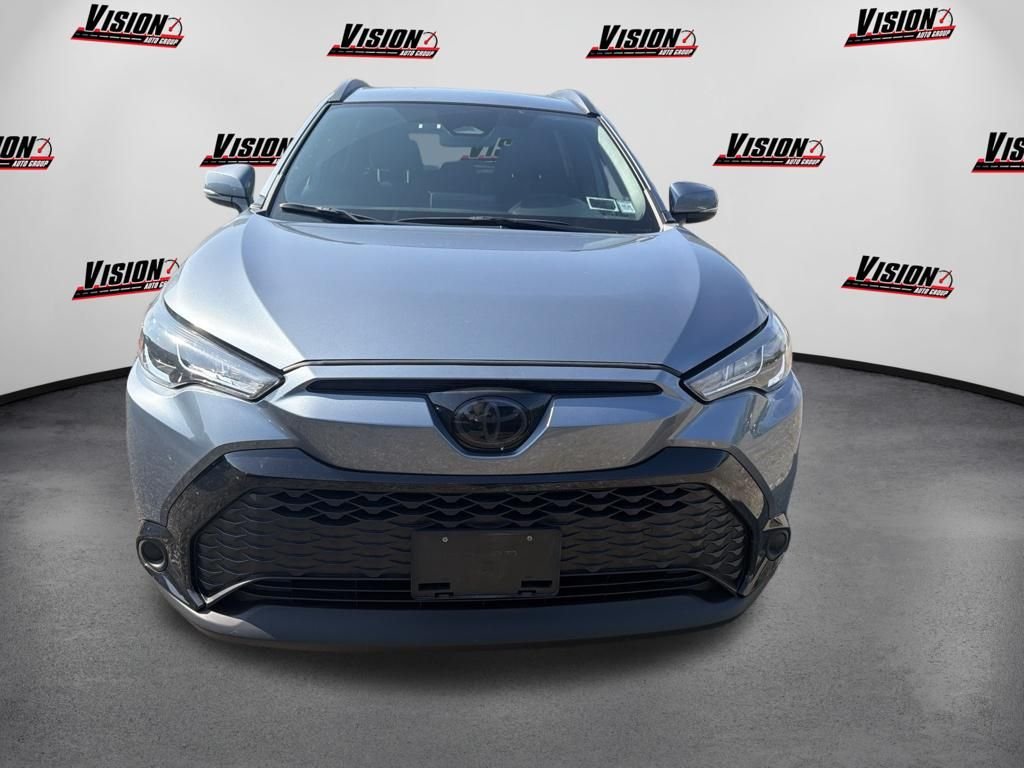 Used 2024 Blue Toyota Hybrid SE image 2