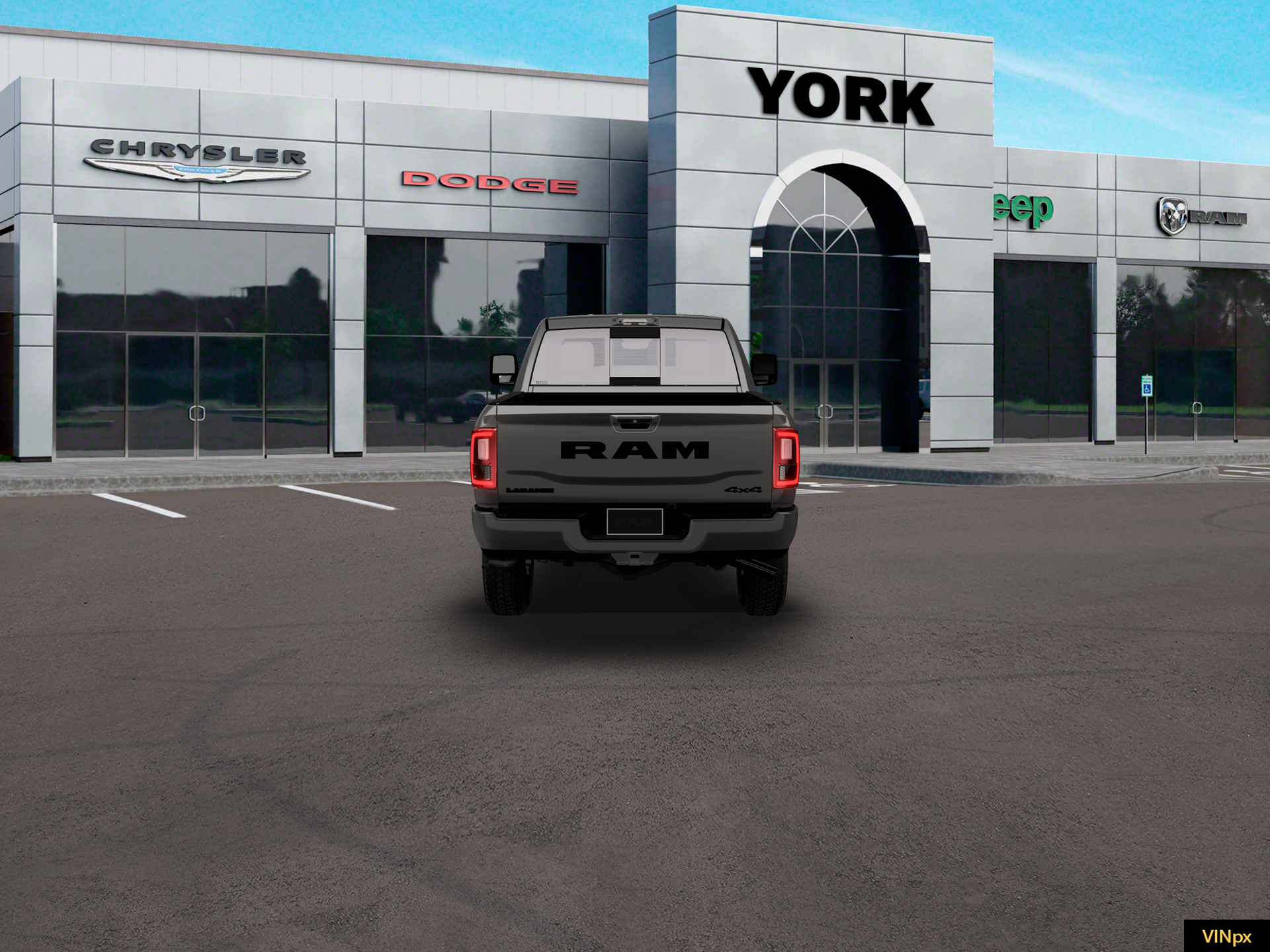 New 2026 Granite Crystal Metallic Clear-Coat Exterior Paint RAM LARAMIE image 18
