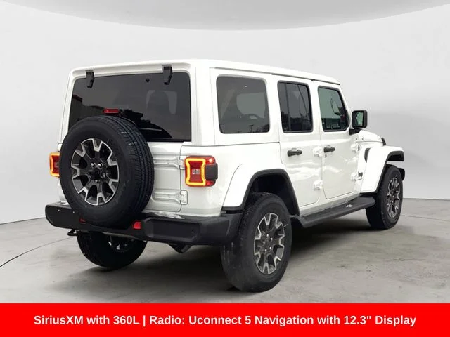 New 2026 Bright White Clearcoat Jeep 4-DOOR SAHARA image 6