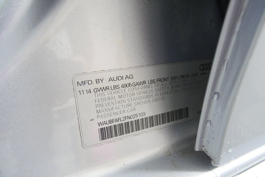Used 2015 Silver Metallic Audi 2.0T Premium image 29