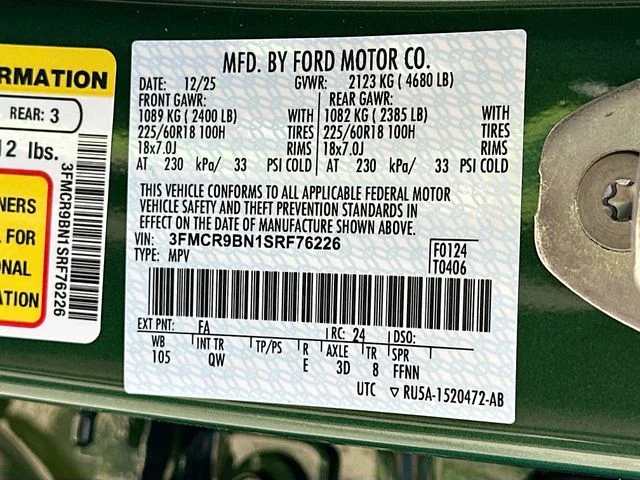 New 2025 Green Metallic Ford Big Bend image 20
