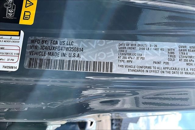 New 2026 Jeep Wrangler Rubicon X 4D Sport Utility