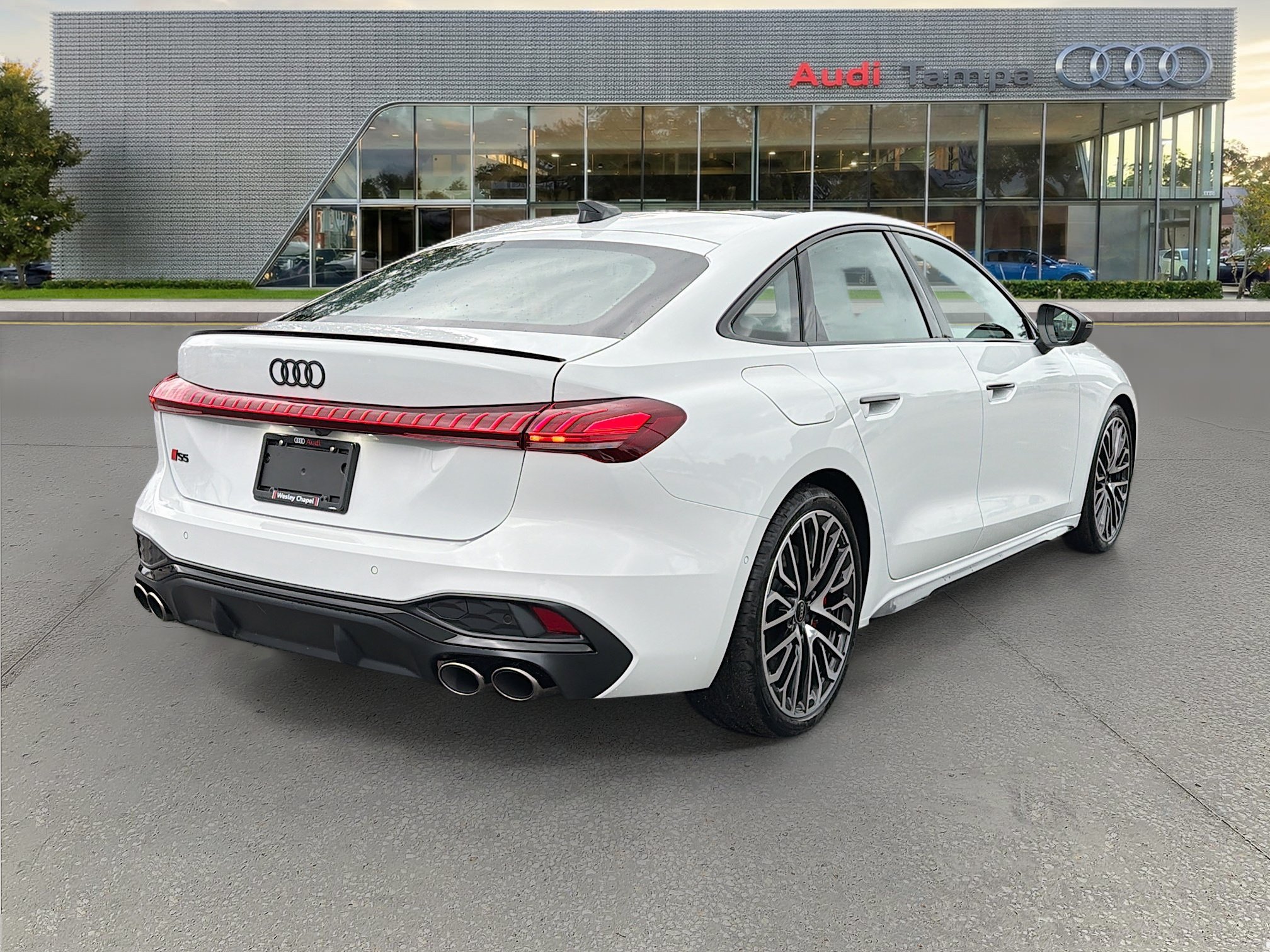 New 2026 Glacier White Metallic Audi Premium Plus image 3