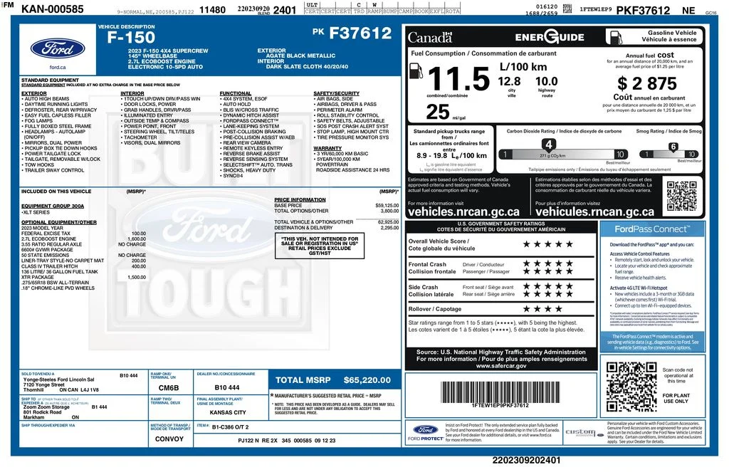 Certified Used 2023 Gray Ford XLT image 3
