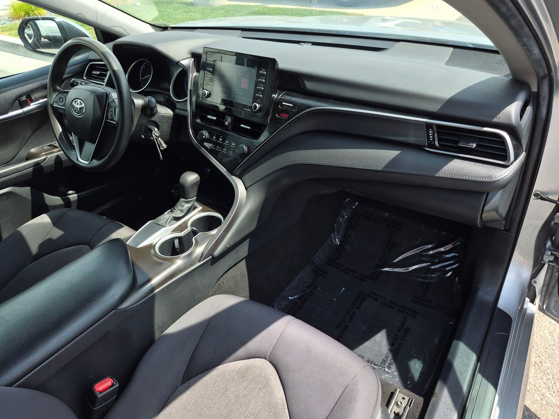 Used 2021 Celestial Silver Metallic Toyota LE image 29