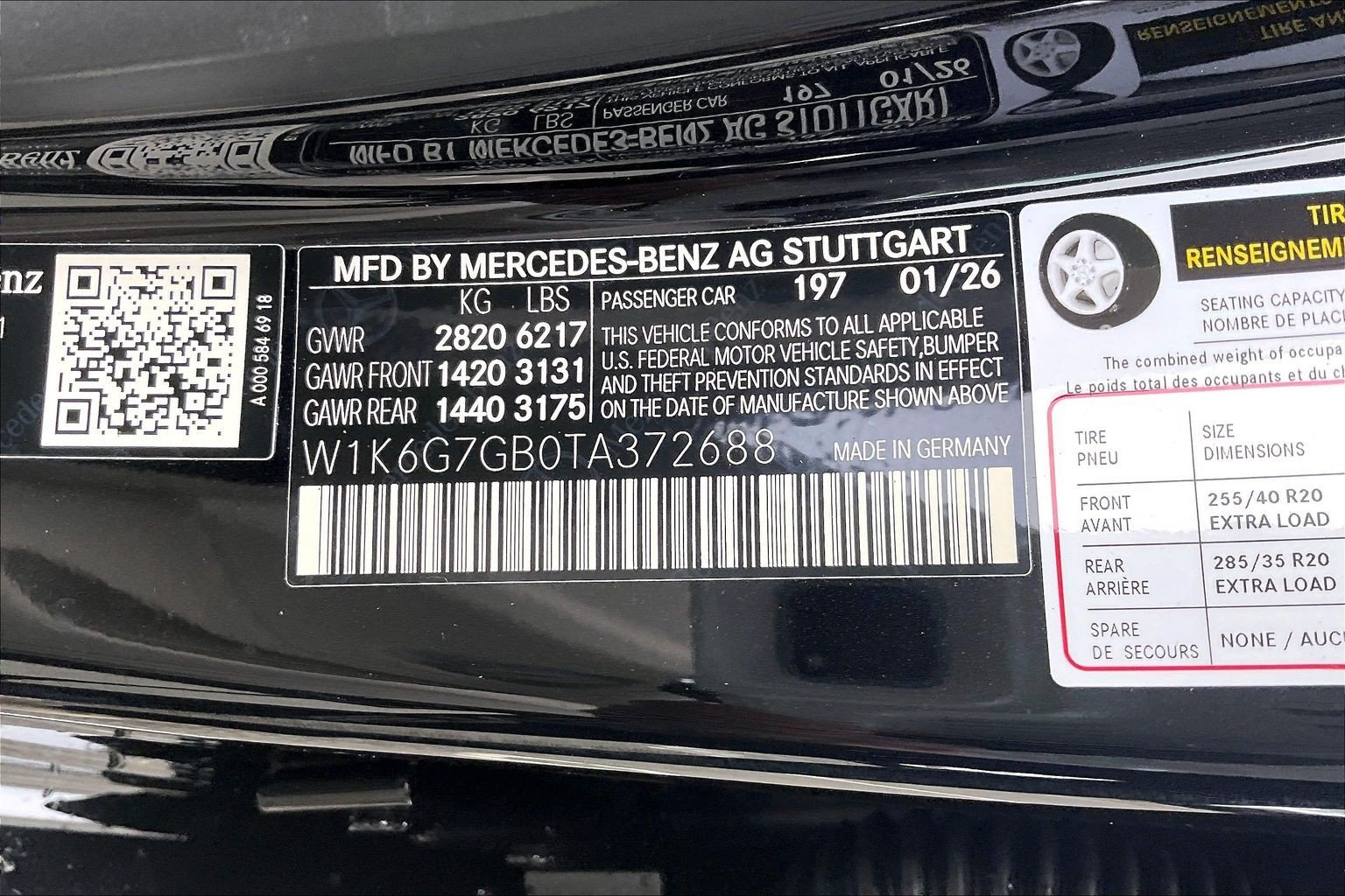 New 2026 Obsidian Black Metallic Mercedes-Benz S 580 image 25