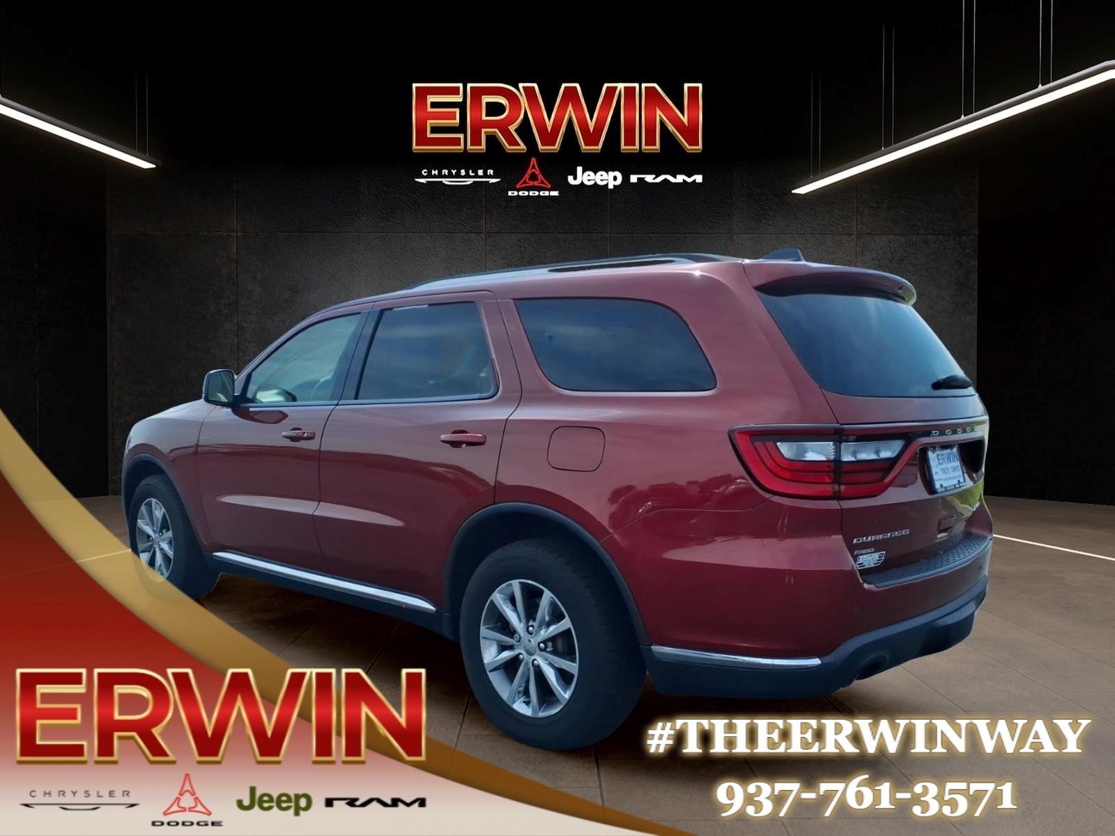 Used 2014 Deep Cherry Red Crystal Pearl Coat Dodge Limited image 5