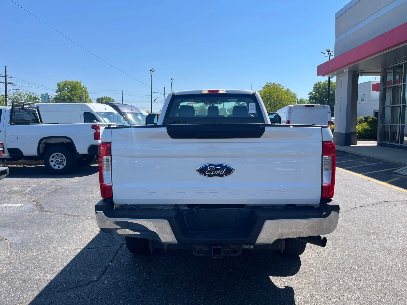 Used 2017 Oxford White Ford XL4WD REG CAB 8 BOX image 6