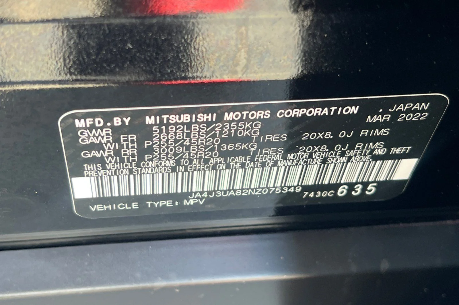 Used 2022 Black Mitsubishi SE Launch Edition image 27