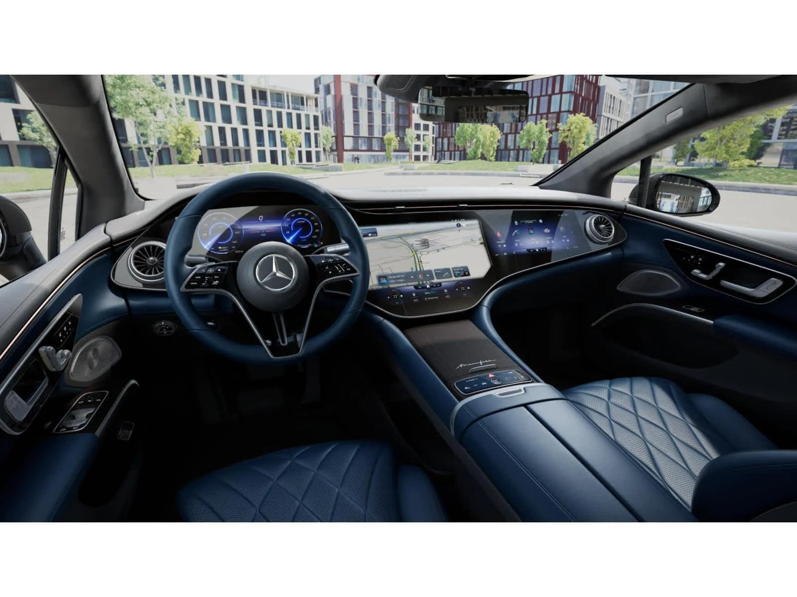 Used 2026 MANUFAKTUR Signature Night Black Magno Mercedes-Benz EQS 580 image 3
