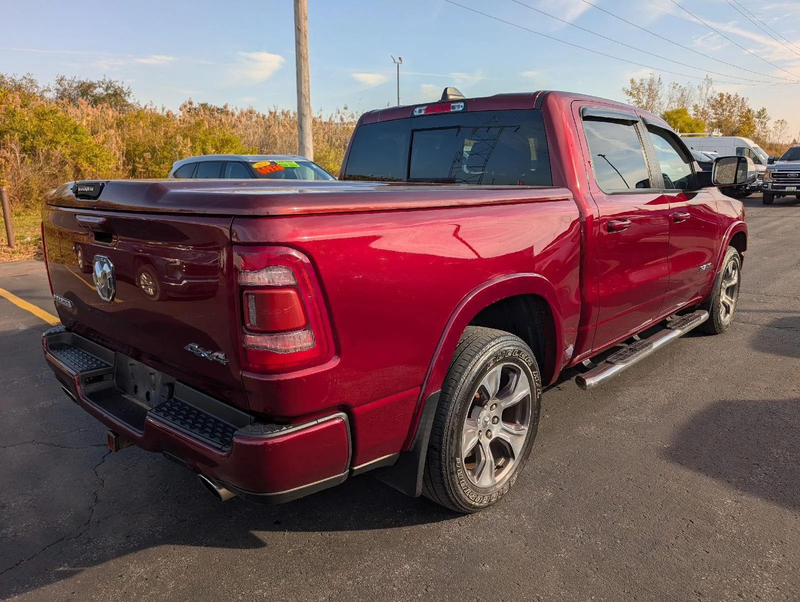 Used 2019 Delmonico Red Pearlcoat Ram Laramie image 8