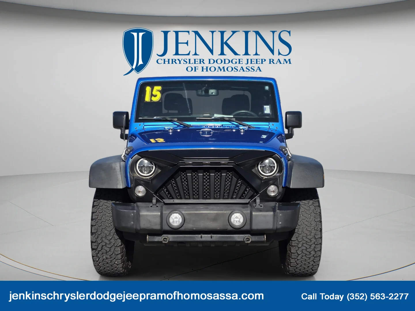 Used 2015 Hydro Blue Pearl Coat Jeep Sport image 12
