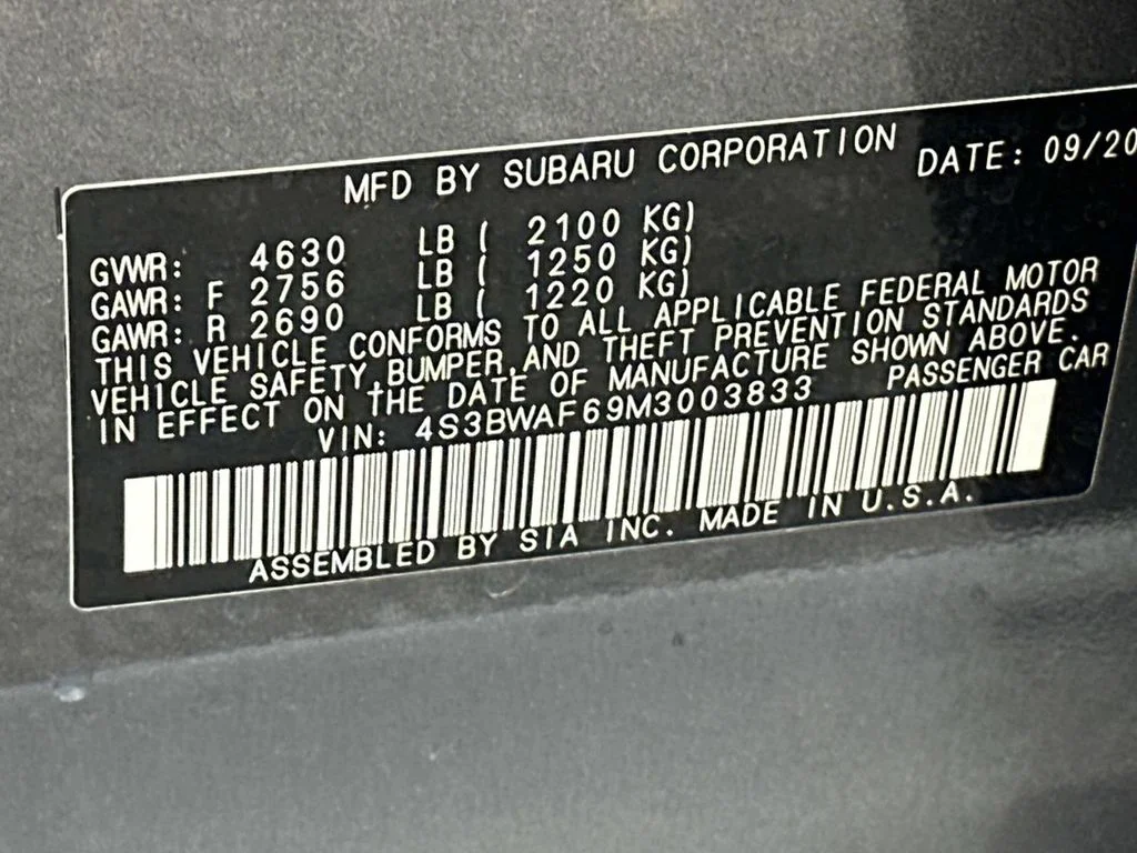 Used 2021 Gray Subaru Premium image 30