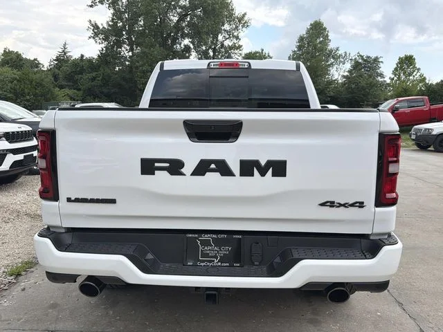 New 2026 Bright White Clear-Coat Exterior Paint RAM Laramie image 5