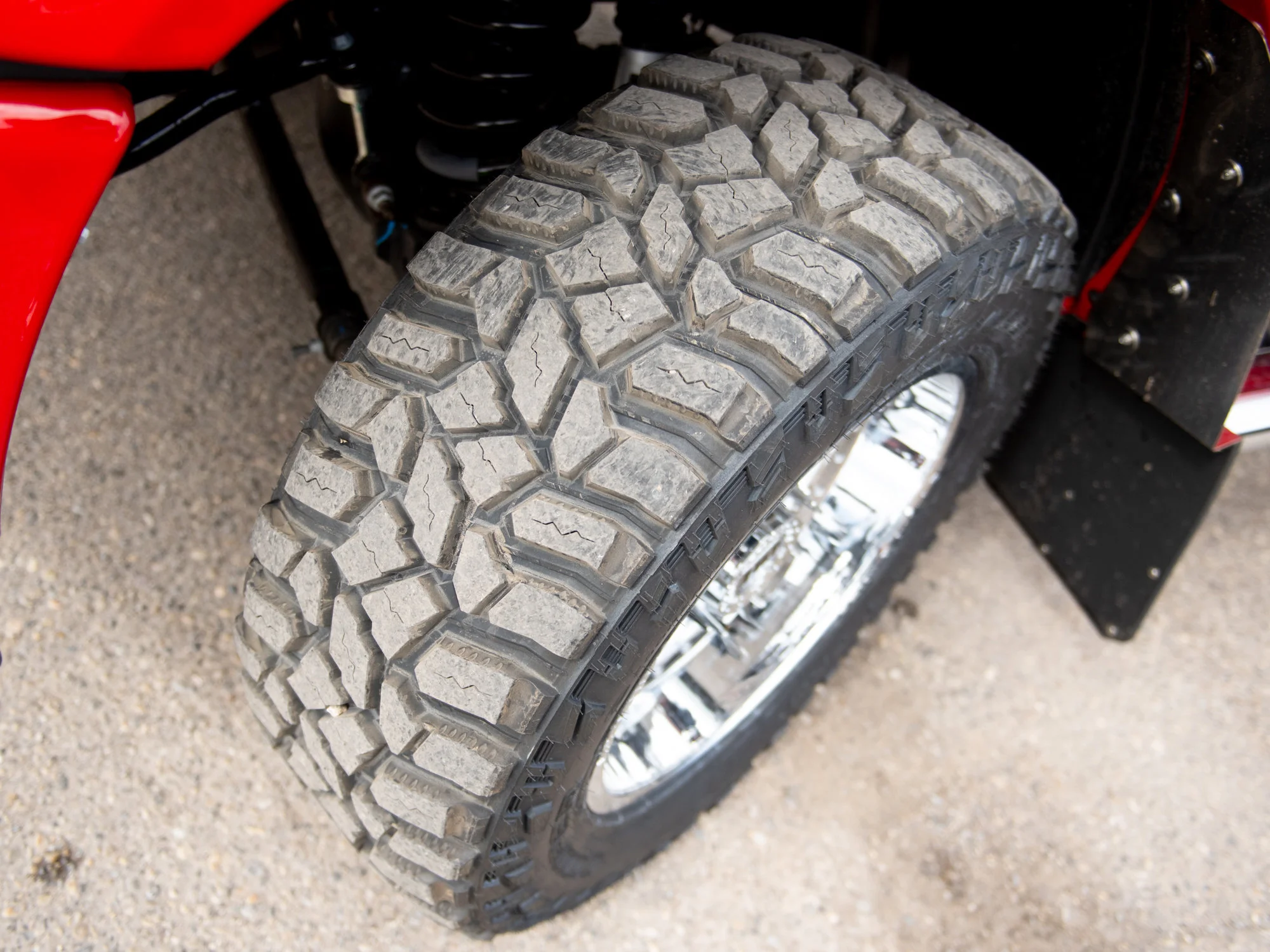 Used 2026 Red RAM Laramie*, 2 Inch Lift, 20 Inch Chrome Wheels, 35 Inch Tires, Trigger Industries MudFlaps image 4
