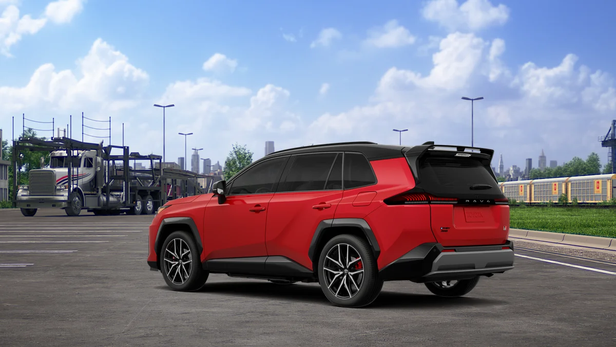 New 2026 Supersonic Red with Midnight Black Metallic roof Toyota GR SPORT image 6