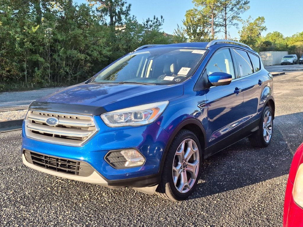 Used 2017 Blue Ford Titanium image 1