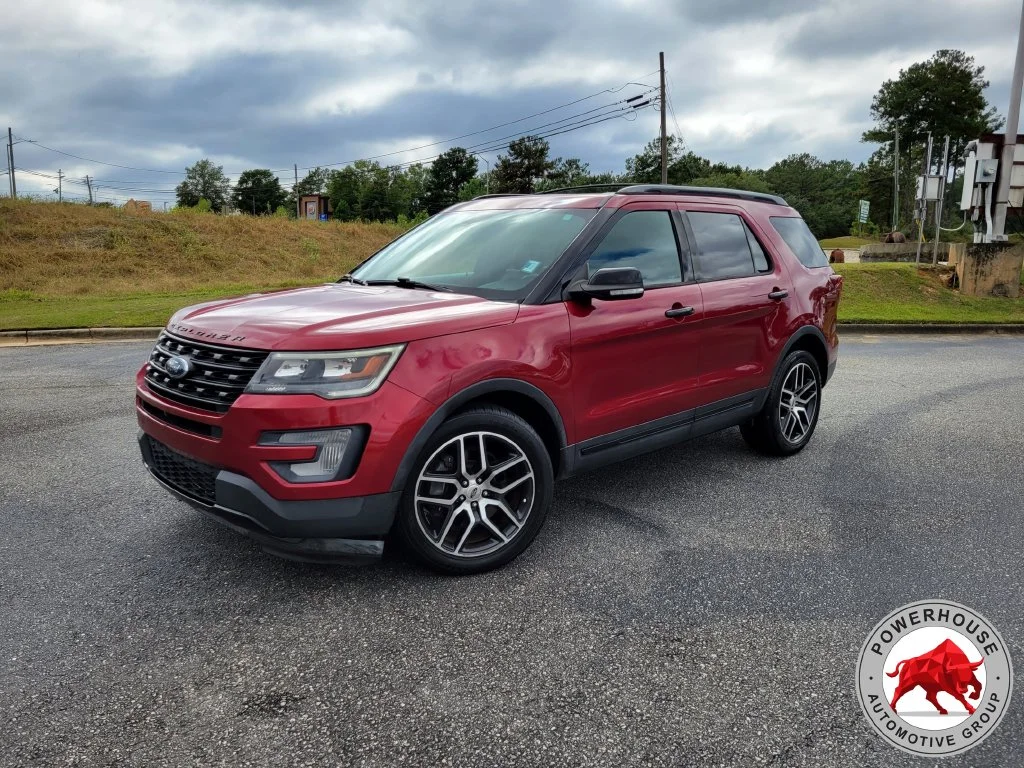Used 2017 Red Ford Sport image 1