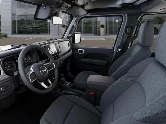New 2026 Bright White Clear-Coat Exterior Paint Jeep Sahara image 44