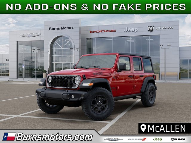 New 2026 Jeep Wrangler Willys 4-Door 4-door in McAllen #M26132