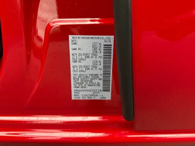 New 2026 Red Alert Nissan SV image 16