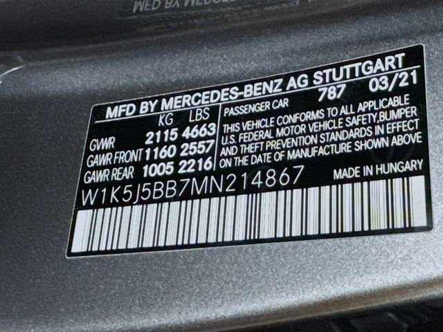 Certified Used 2021 Mountain Gray Metallic Mercedes-Benz CLA 35 AMG® image 39