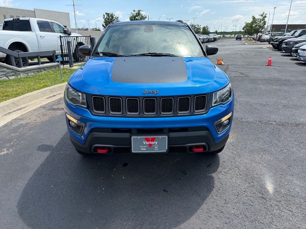 Used 2018 Jeep Compass Trailhawk with VIN 3C4NJDDB9JT129137 for sale in Kansas City