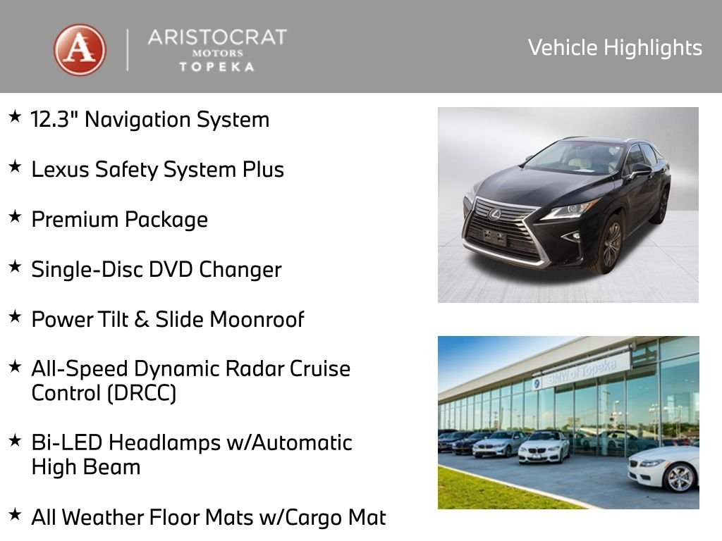 Used 2016 Lexus RX 350 with VIN 2T2BZMCA2GC049979 for sale in Kansas City