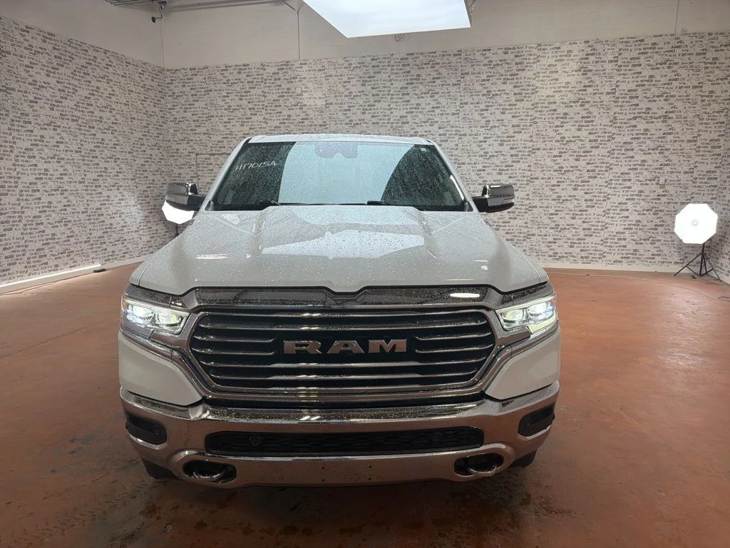 Used 2022 Ivory White Tri-Coat Pearlcoat Ram Laramie Longhorn image 2