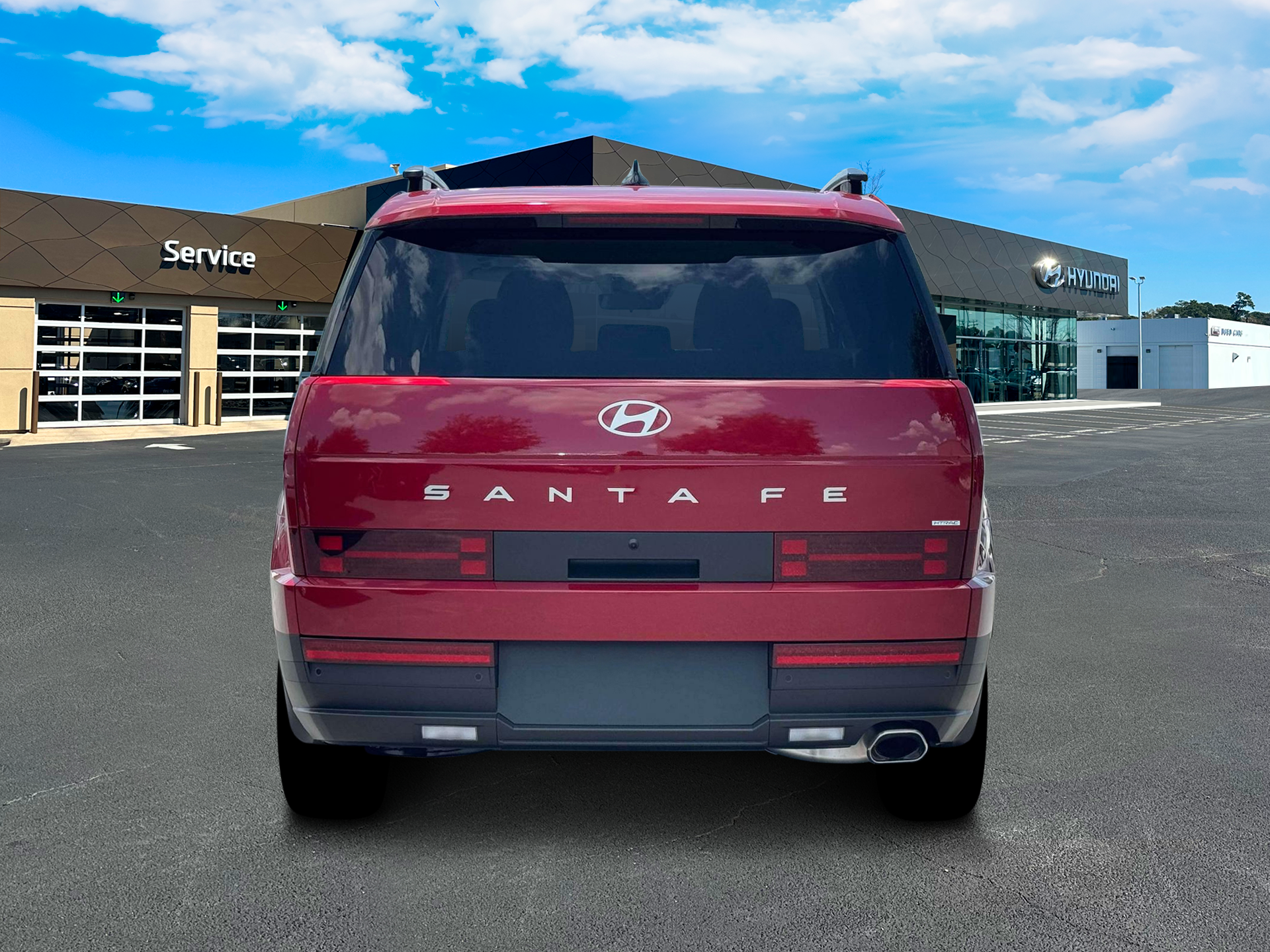 New 2026 Red Hyundai SEL AWD image 6