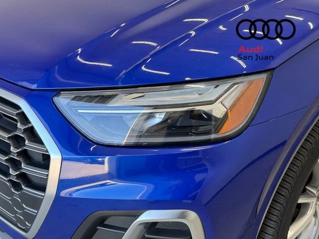 Used 2022 Blue Audi Premium Plus image 4
