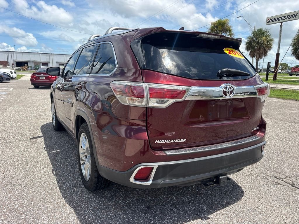 Used 2015 Red Toyota Limited Platinum V6 image 5
