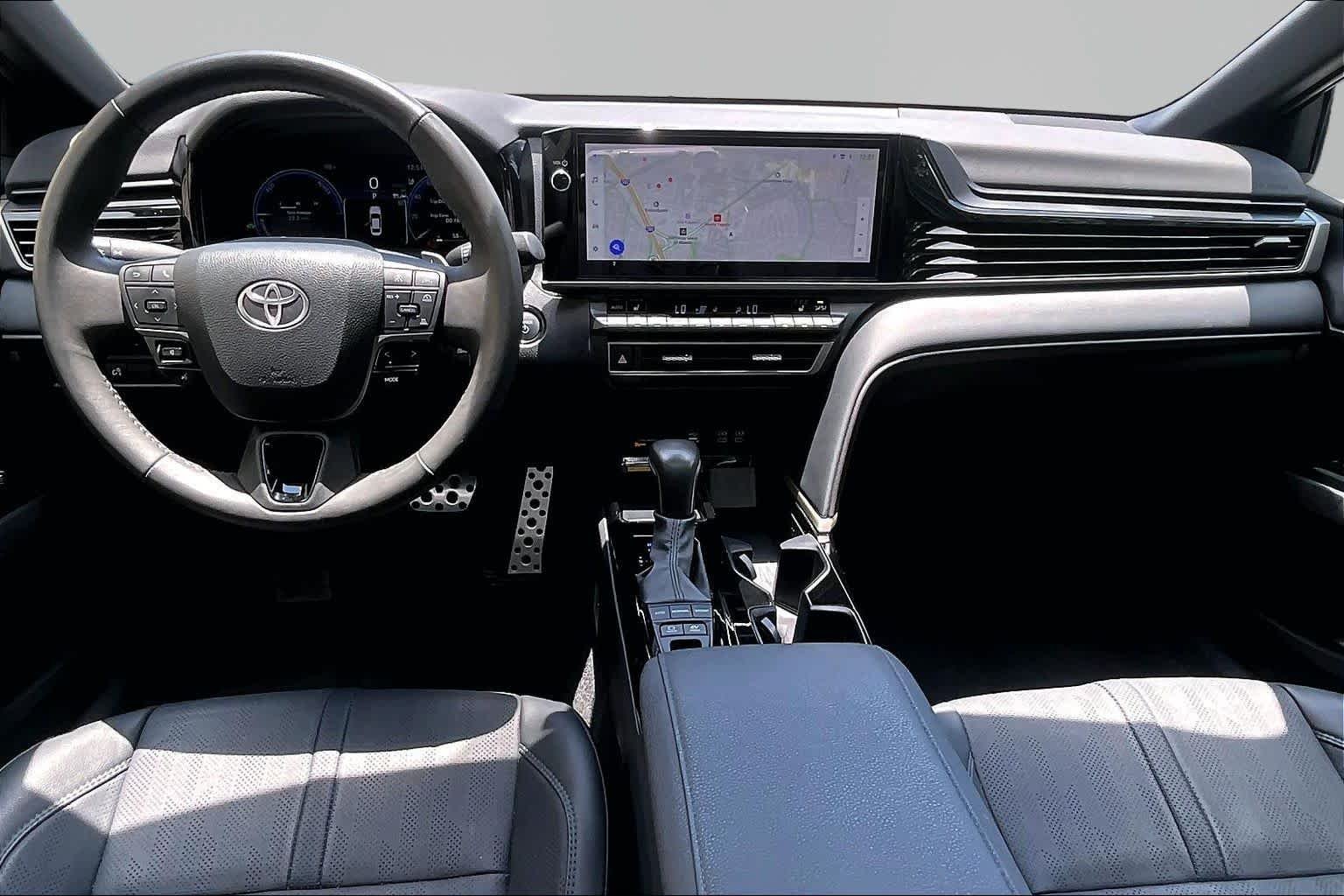 Used 2025 Midnight Black Metallic Toyota XSE image 16