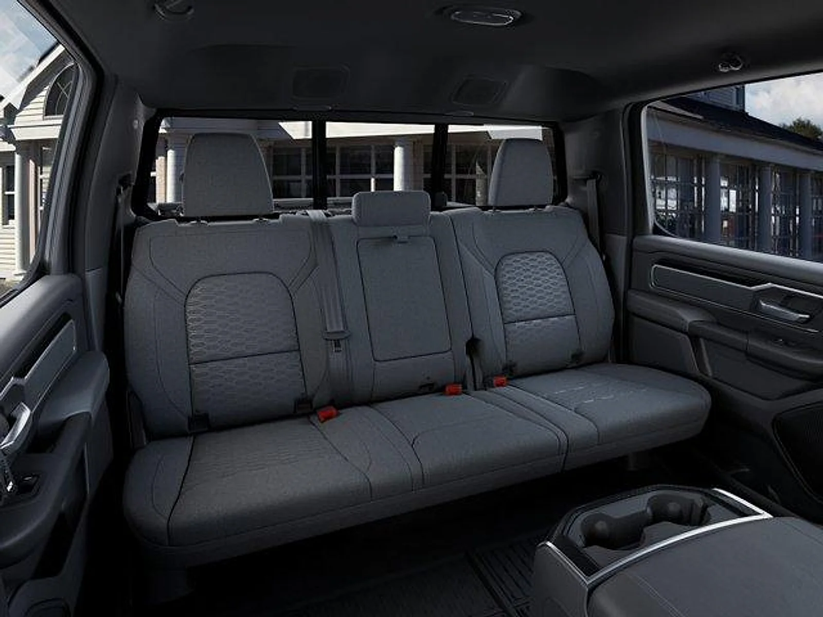 New 2026 Granite Crystal Metallic Clear-Coat Exterior Paint RAM Big Horn Quad Cab 4x2 6