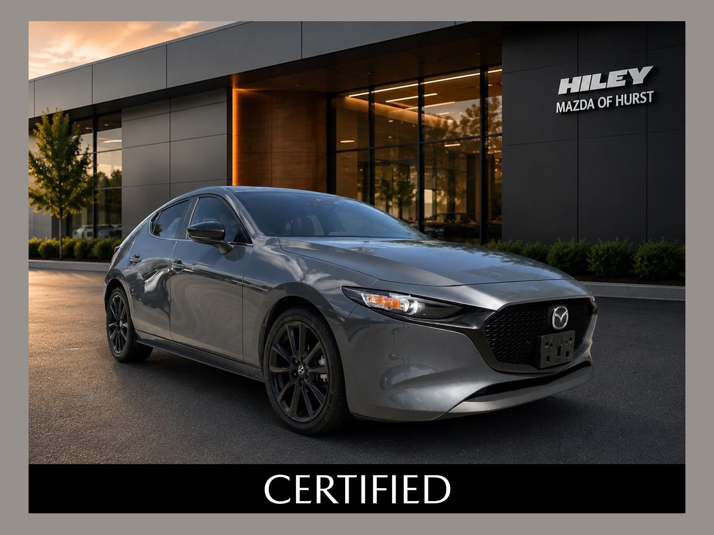 Gray Metallic 2025 Mazda MAZDA3 Hatchback All-Wheel Drive