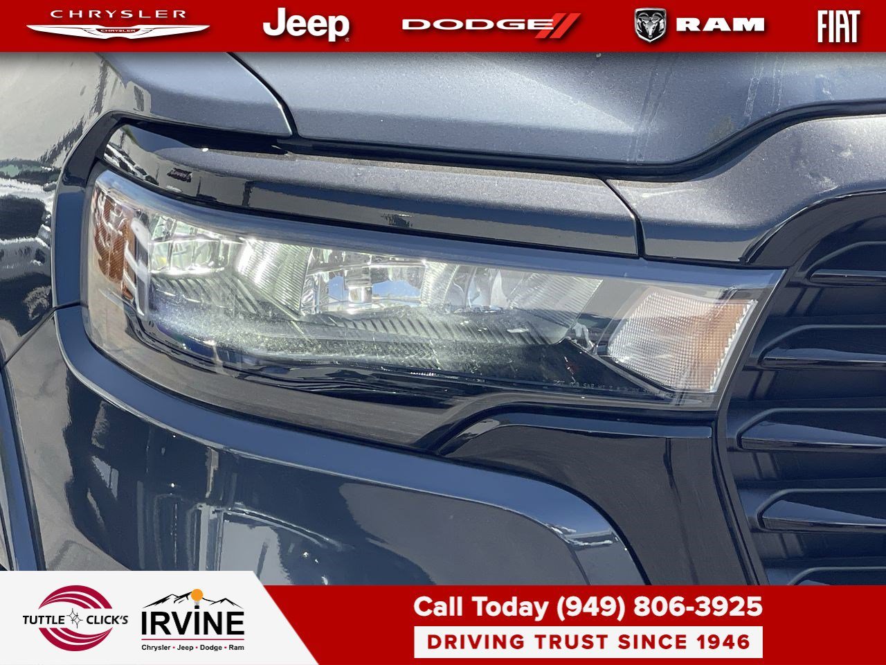 New 2026 Forged Blue Metallic Exterior Paint RAM Laramie image 7