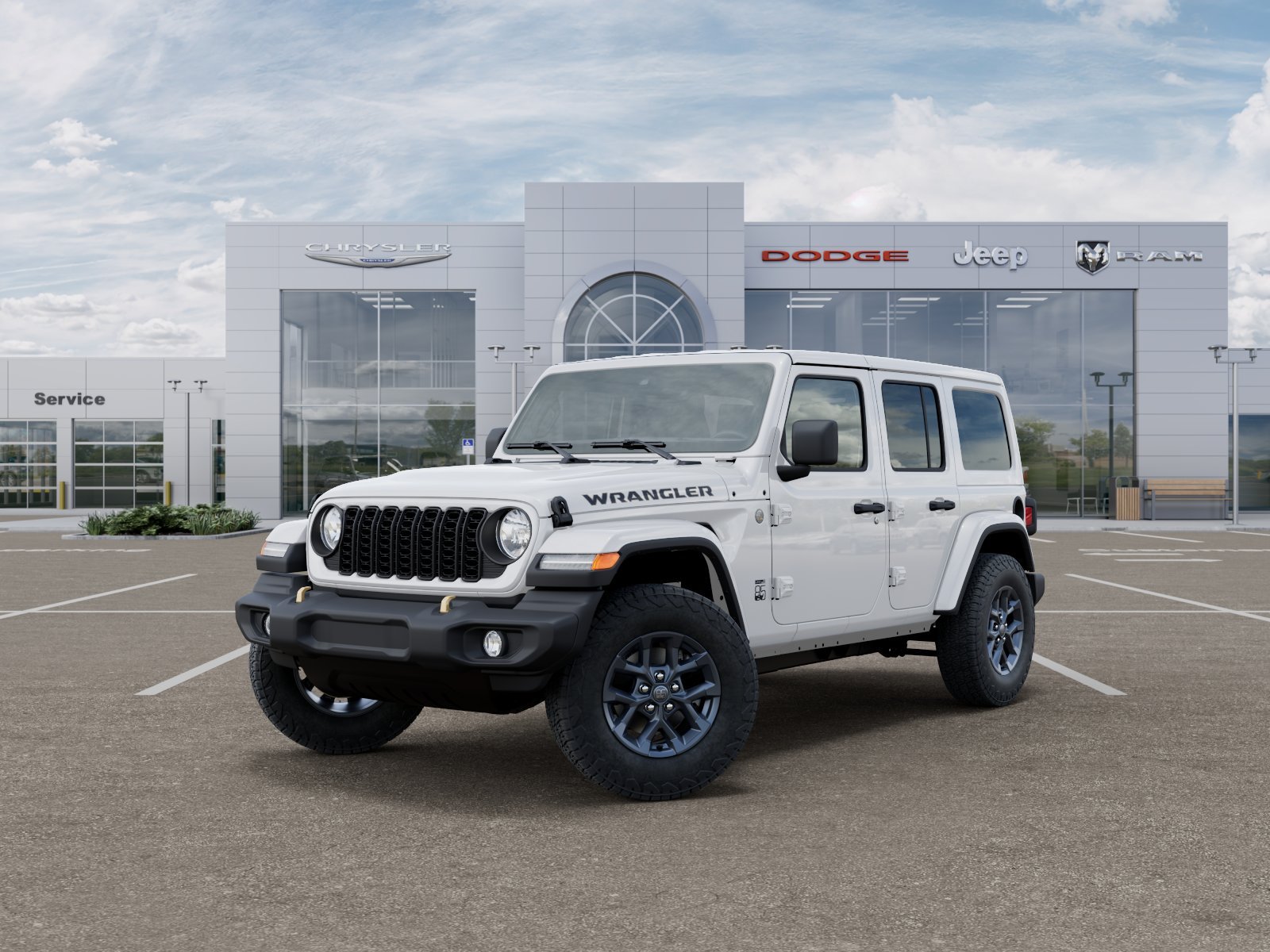New 2026 Bright White Clearcoat Jeep 85th Anniversary Edition image 1