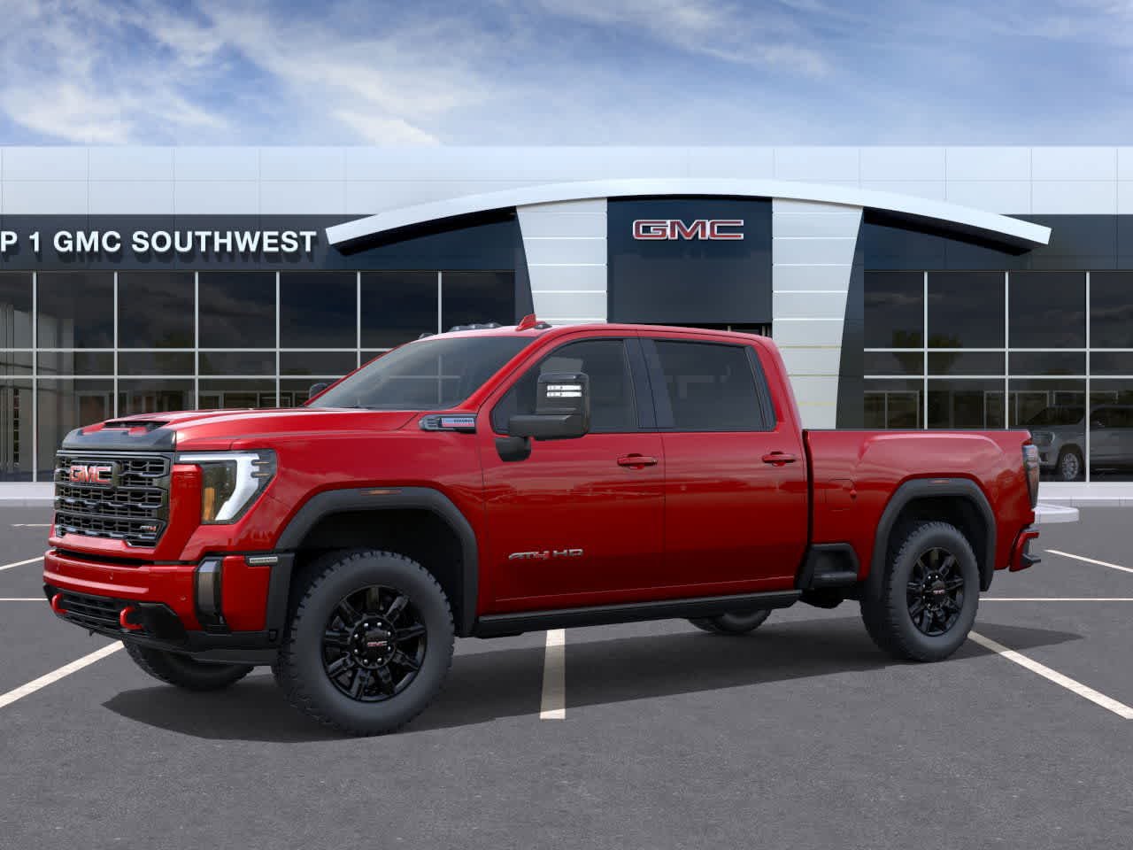 New 2026 Volcanic Red Tintcoat GMC AT4 image 2