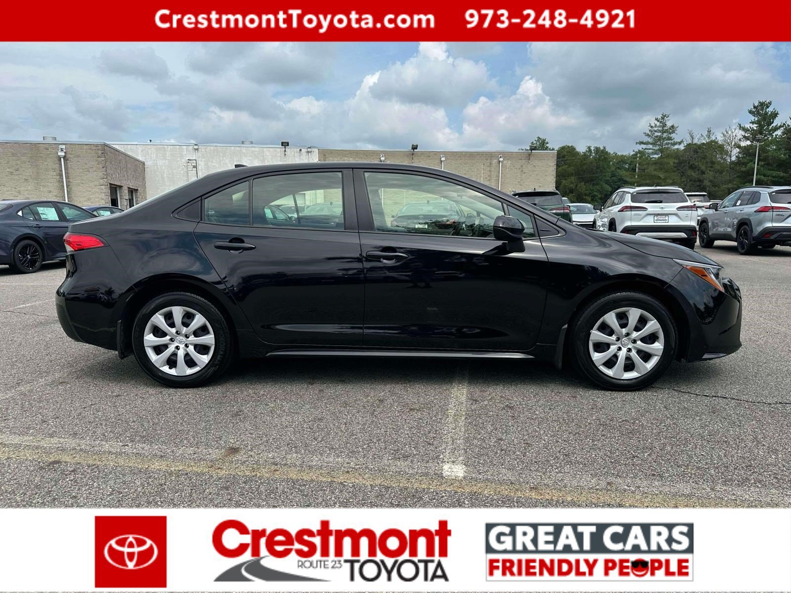 Certified Used 2023 Midnight Black Metallic Toyota LE image 5