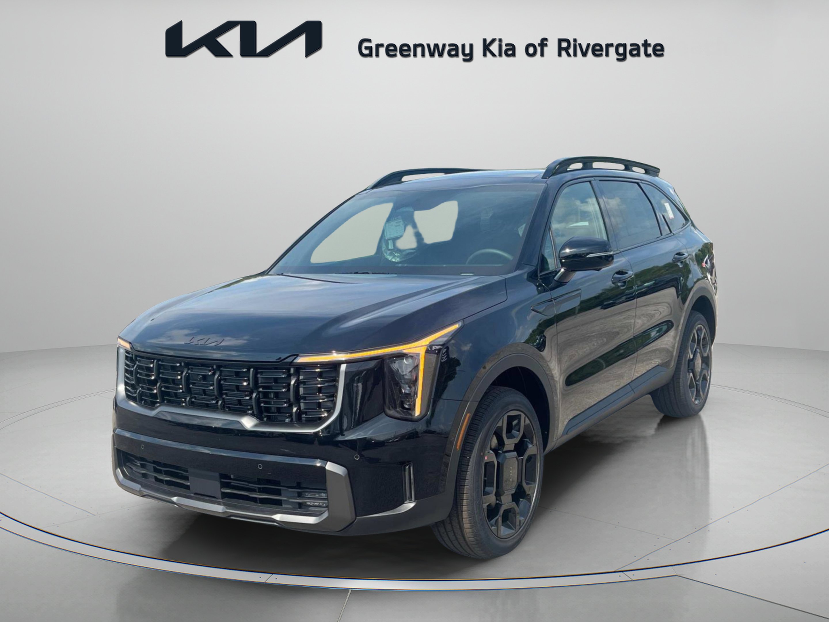 New 2025 Ebony Black Kia X-Line SX Prestige AWD image 3