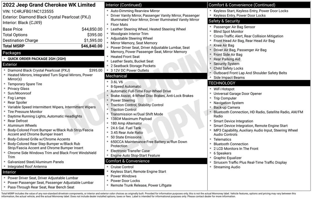 Used 2022 Black Jeep Limited image 6
