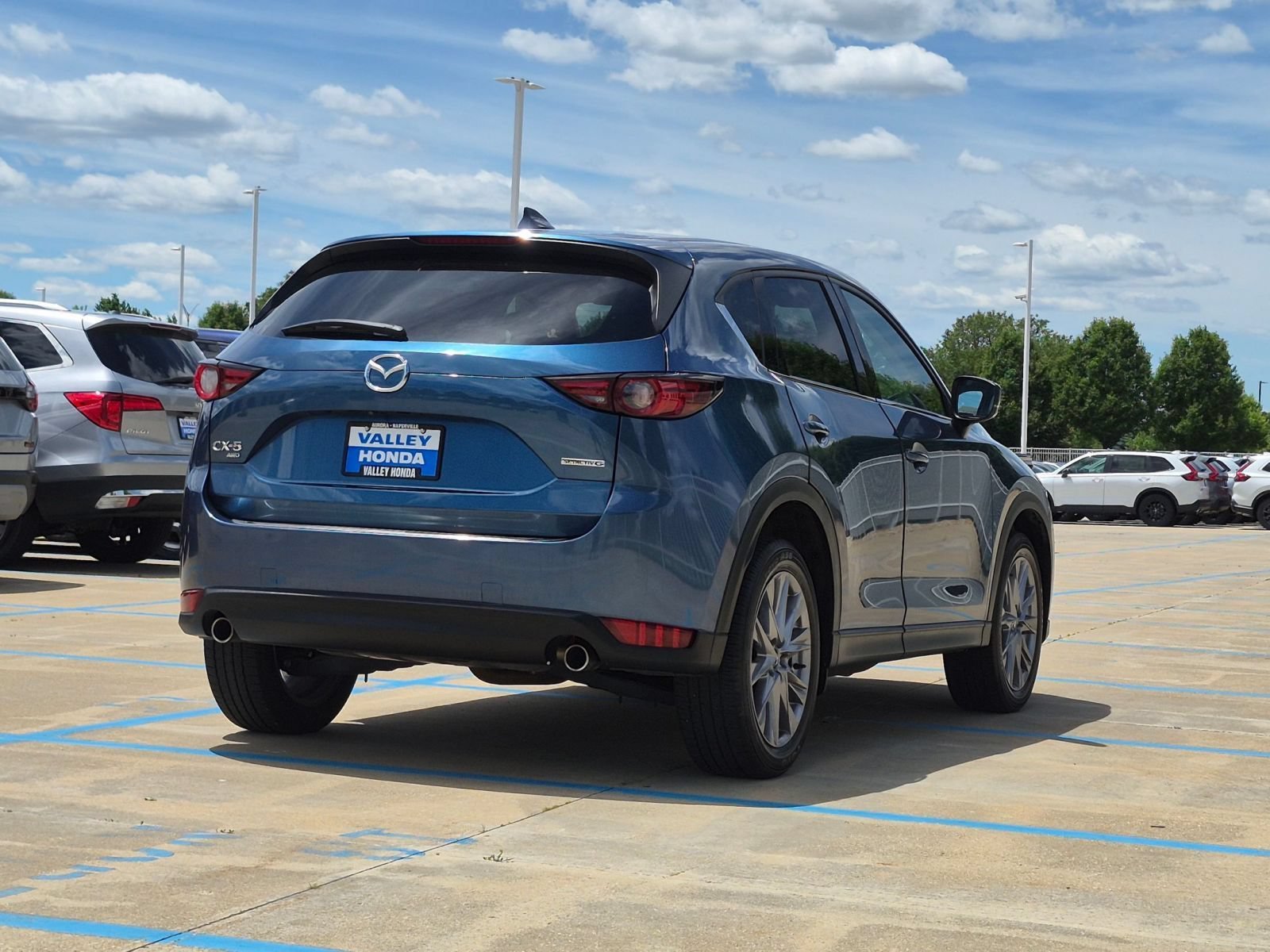 Used 2021 Eternal Blue Mica Mazda Grand Touring AWD image 6