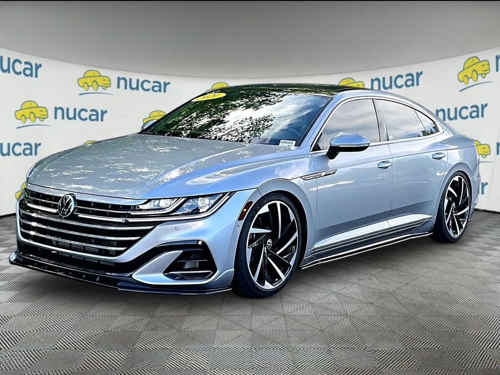 Used 2021 Silver Volkswagen 2.0T SEL Premium R-Line image 3