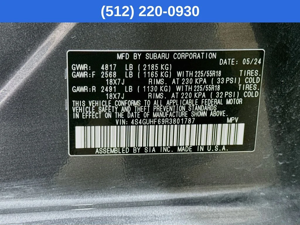 Used 2024 Gray Subaru Sport image 41