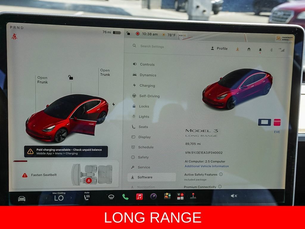 Used 2018 Red Multi-Coat Tesla Long Range image 23