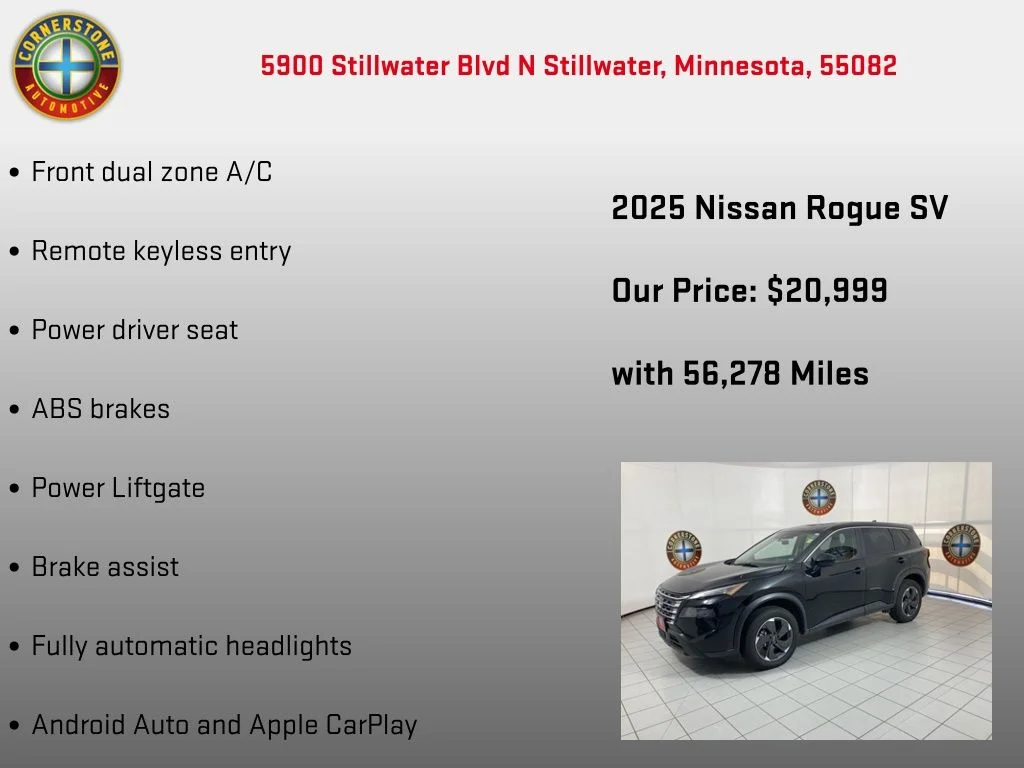 Used 2025 Black Nissan SV image 10